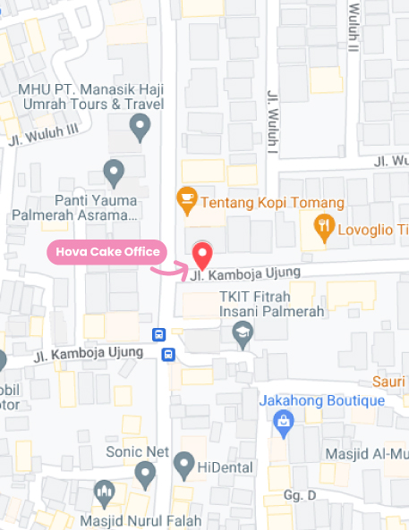 Mencari Hova Cake dari Tomang Raya Jakarta