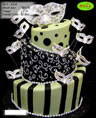 Koleksi kue : Masks Decorated Sweet 17th Cake