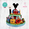 Koleksi kue : Birthday Cake Mickey Mouse Disney