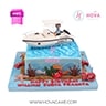 Koleksi kue : Birthday Cake Boat in Beach