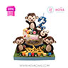 Koleksi kue : Birthday Cake Mongkeys