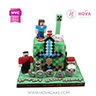 Koleksi kue : Birthday Cake Minecraft