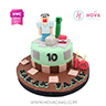 Koleksi kue : Birthday Cake Minecraft