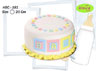 Koleksi kue : Soft Colored Baby Birthday Cake