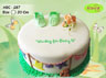 Koleksi kue : Green Shoes Baby Birthday Cake