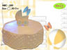 Koleksi kue : Natural Colored Baby Stroll Cake