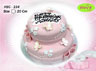 Koleksi kue : Peach Themed Baby Cake
