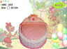 Koleksi kue : Maroon Baby Cake