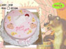 Koleksi kue : Pink Themed Sleeping Baby Cake