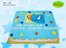 Koleksi kue : Blue Colored Baby Cake