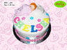 Koleksi kue : Cute Sleeping Baby Cake