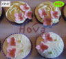 Koleksi kue : Pink Flower Themed Birthday Cupcakes