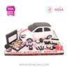 Koleksi kue : Birthday Cake Car and Makeup