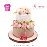 Koleksi kue : Birthday Cake Elegant Pink Rose