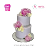 Koleksi kue : Birthday Cake Elegant Purple Rose