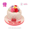 Koleksi kue : Birthday Cake Rainbow Flowers