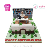 Koleksi kue : Birthday Cake Man in Office