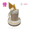 Koleksi kue : Birthday Cake Gold Elegant