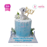 Koleksi kue : Birthday Cake White Dog