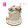 Koleksi kue : Birthday Cake Gold Luxury 
