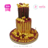Koleksi kue : Birthday Cake Chocolate Gold