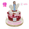 Koleksi kue : Birthday Cake Red & Pink Flower