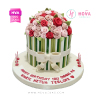 Koleksi kue : Birthday Cake Flowers Bucket