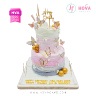 Koleksi kue : Birthday Cake Elegant Mix Color