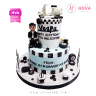 Koleksi kue : Birthday Cake Vespa