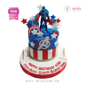 Koleksi kue : Birthday Cake Captain America