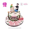 Koleksi kue : Birthday Cake Men and Parrots