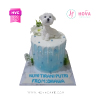 Koleksi kue : Birthday Cake Dog 