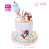 Koleksi kue : Birthday Cake Pink & Blue Ice Cream