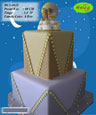 Koleksi kue : Modern Vintage Wedding Cake