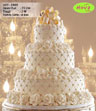 Koleksi kue : White Elegant Wedding Cake