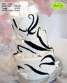 Koleksi kue : Simple Art Themed Wedding Cake