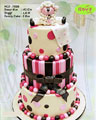 Koleksi kue : Colorful and Cheerful Wedding Cake