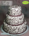 Koleksi kue : Cheerful Vintage Wedding Cake