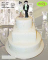 Koleksi kue : White Saturnian Wedding Cake