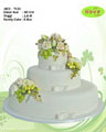 Koleksi kue : Fruit Garden Wedding Cake