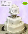 Koleksi kue : 3 Tiers Wedding Cake