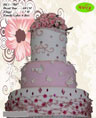 Koleksi kue : 3 Tiers Wedding Cake
