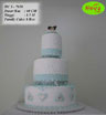 Koleksi kue : 3 Tiers Wedding Cake