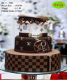 Koleksi kue : 3 Tiers Wedding Cake