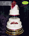 Koleksi kue : 4 Tiers Wedding Cake