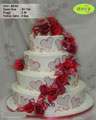 Koleksi kue : 4 Tiers Wedding Cake