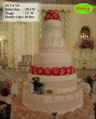 Koleksi kue : 5 Tiers Wedding Cake