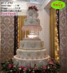 Koleksi kue : 5 Tiers Wedding Cake