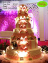 Koleksi kue : 5 Tiers Wedding Cake