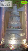 Koleksi kue : 7 Tiers Wedding Cake